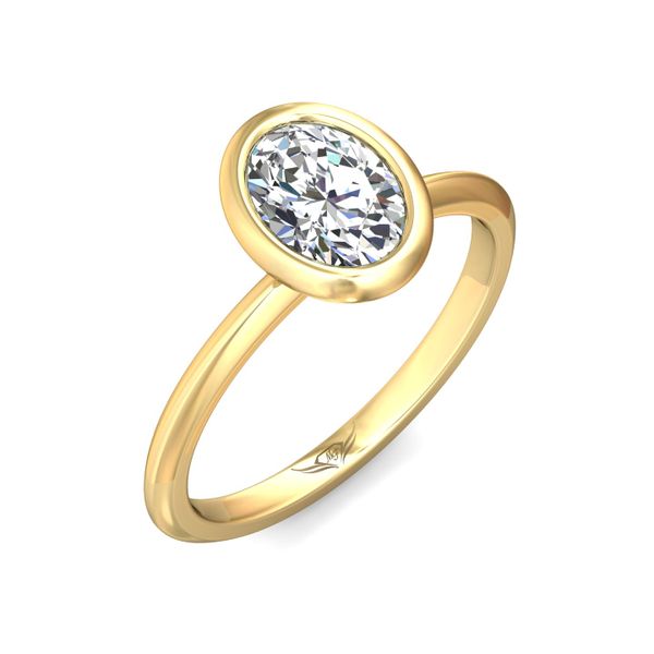 Flyerfit Solitaire 18K Yellow Gold Engagement Ring Image 5 Becky Beauchine Kulka Diamonds and Fine Jewelry Okemos, MI