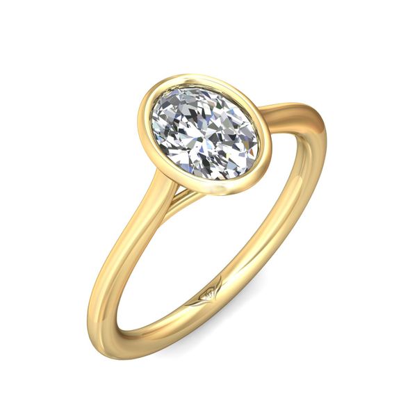 Flyerfit Solitaire 14K Yellow Gold Engagement Ring Image 5 Grogan Jewelers Florence, AL