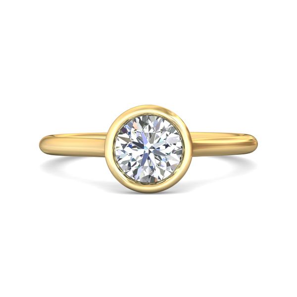 Flyerfit Solitaire 18K Yellow Gold Engagement Ring Grogan Jewelers Florence, AL
