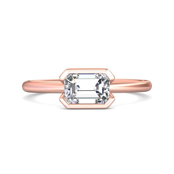 FlyerFit Solitaire 14K Pink Gold Engagement Ring Meyers Jewelers Grove City, OH