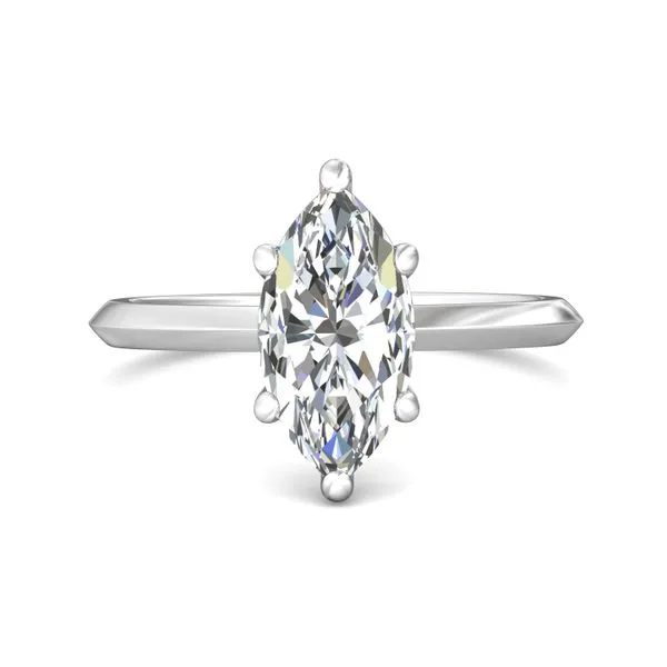 FlyerFit Solitaire 14K White Gold Engagement Ring Meyers Jewelers Grove City, OH