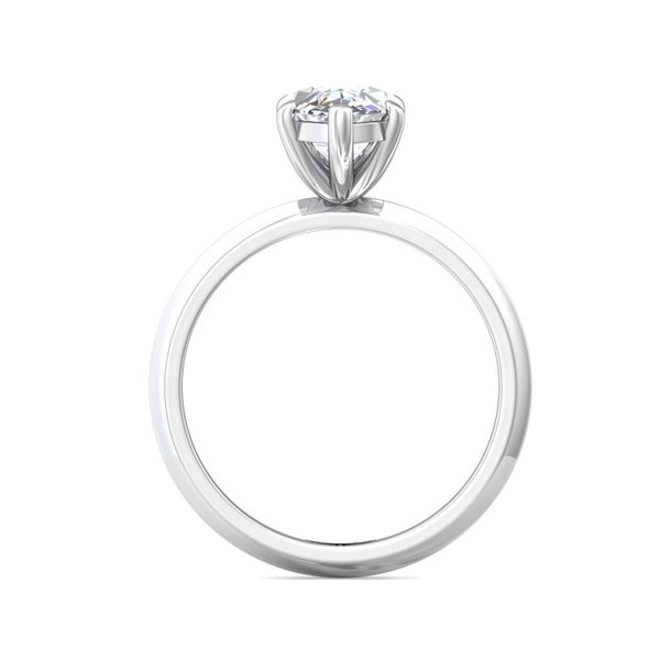 FlyerFit Solitaire 14K White Gold Engagement Ring Image 3 Meyers Jewelers Grove City, OH