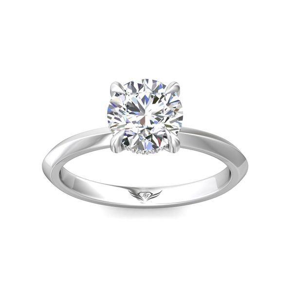 FlyerFit Solitaire Platinum Engagement Ring H-I SI1 Image 2 Meyers Jewelers Grove City, OH