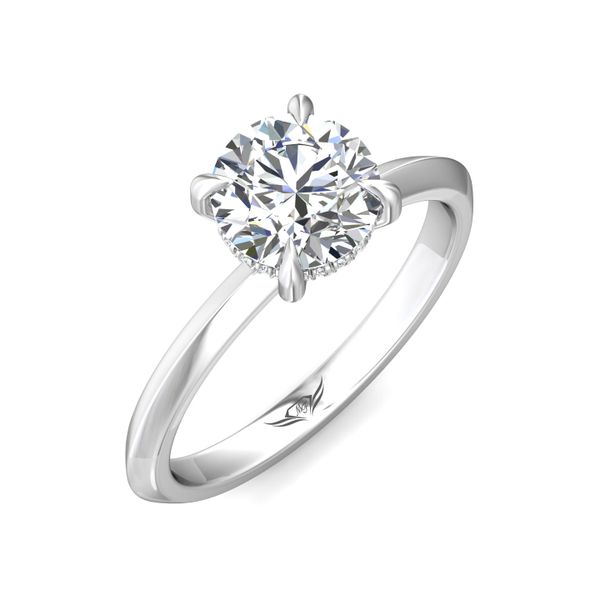 FlyerFit Solitaire Platinum Engagement Ring H-I SI1 Image 5 Meyers Jewelers Grove City, OH