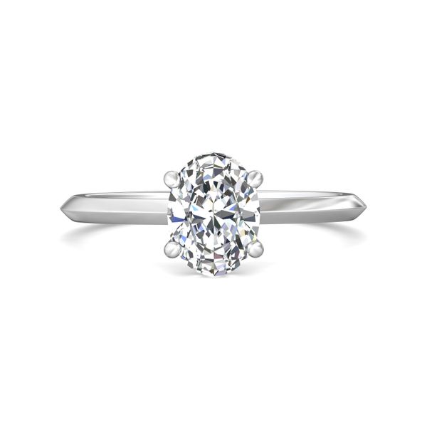 FlyerFit Solitaire Platinum Engagement Ring G-H VS2-SI1 Meyers Jewelers Grove City, OH