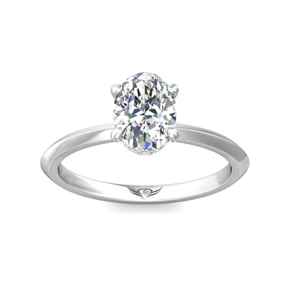 FlyerFit Solitaire Platinum Engagement Ring G-H VS2-SI1 Image 2 Meyers Jewelers Grove City, OH