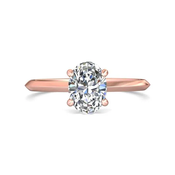 FlyerFit Solitaire 18K Pink Gold Engagement Ring H-I SI1 Meyers Jewelers Grove City, OH