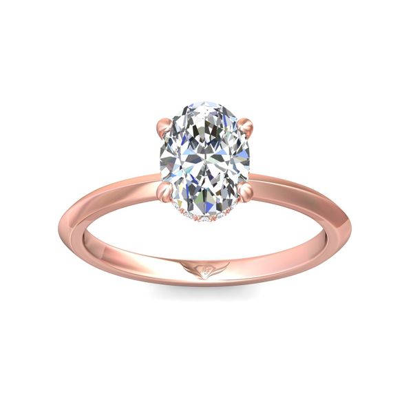 FlyerFit Solitaire 18K Pink Gold Engagement Ring H-I SI1 Image 2 Meyers Jewelers Grove City, OH