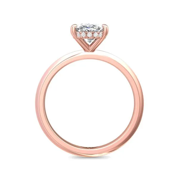 FlyerFit Solitaire 18K Pink Gold Engagement Ring H-I SI1 Image 3 Meyers Jewelers Grove City, OH