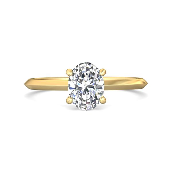 FlyerFit Solitaire 18K Yellow Gold Engagement Ring  Grogan Jewelers Florence, AL