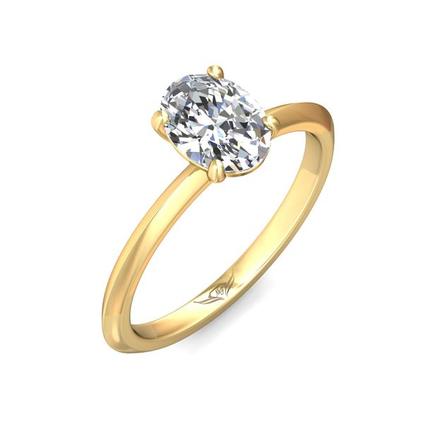 Flyerfit Solitaire 14K Yellow Gold Engagement Ring Image 5 Becky Beauchine Kulka Diamonds and Fine Jewelry Okemos, MI