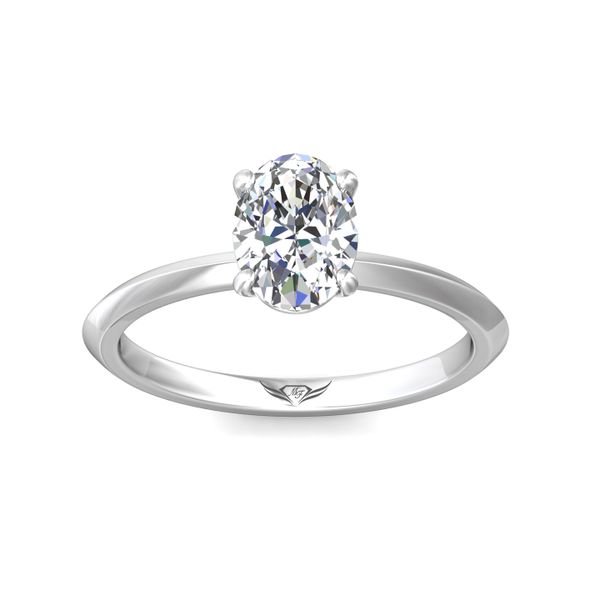 Flyerfit Solitaire 18K White Gold Engagement Ring Image 2 Becky Beauchine Kulka Diamonds and Fine Jewelry Okemos, MI