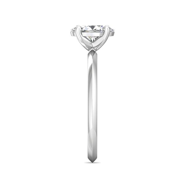 Flyerfit Solitaire 18K White Gold Engagement Ring Image 4 Becky Beauchine Kulka Diamonds and Fine Jewelry Okemos, MI