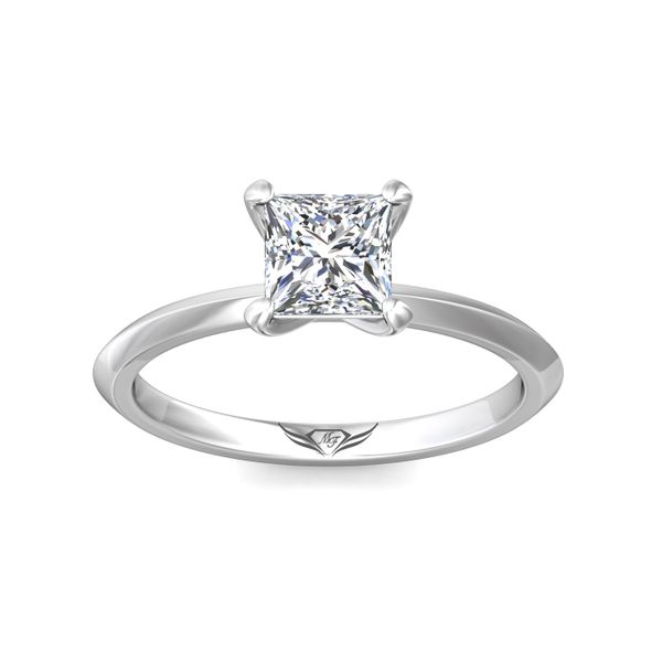 Flyerfit Solitaire Platinum Engagement Ring Image 2 Becky Beauchine Kulka Diamonds and Fine Jewelry Okemos, MI