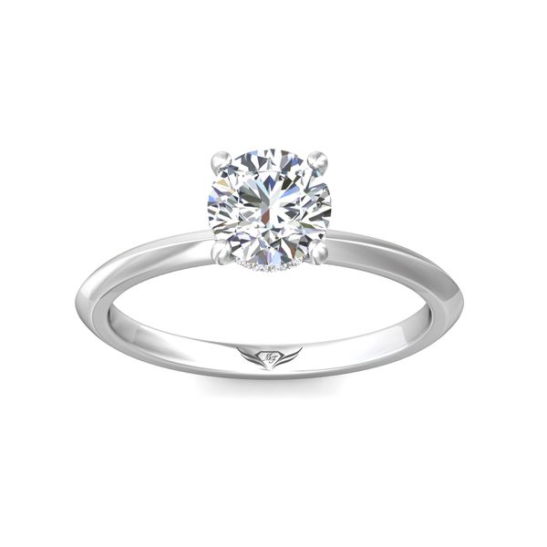 FlyerFit Solitaire 14K White Gold Engagement Ring  Image 2 Becky Beauchine Kulka Diamonds and Fine Jewelry Okemos, MI