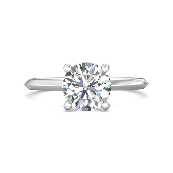 FlyerFit Solitaire 14K White Gold Engagement Ring G-H VS2-SI1 Meyers Jewelers Grove City, OH