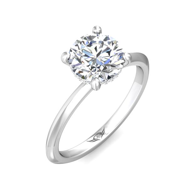 FlyerFit Solitaire 14K White Gold Engagement Ring G-H VS2-SI1 Image 5 Meyers Jewelers Grove City, OH