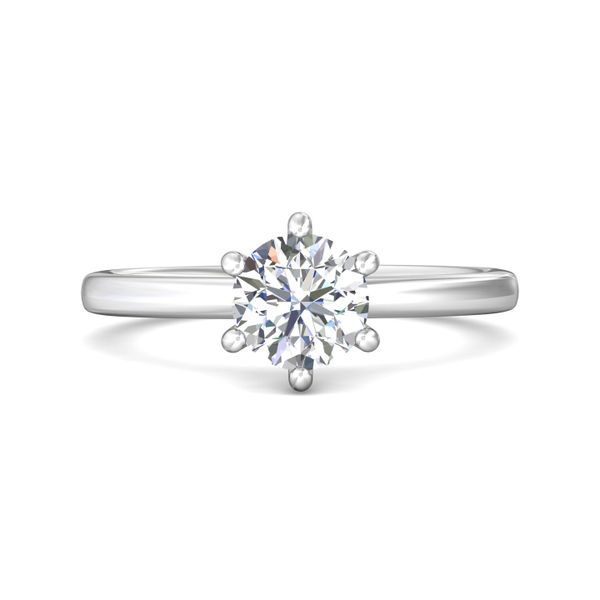 Flyerfit Solitaire Platinum Engagement Ring Christopher's Fine Jewelry Pawleys Island, SC