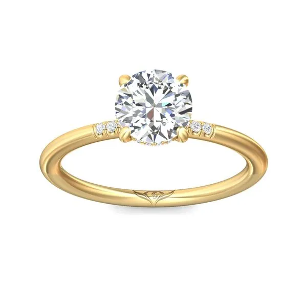 FlyerFit Solitaire 14K Yellow Gold Engagement Ring H-I SI1 Image 2 Meyers Jewelers Grove City, OH
