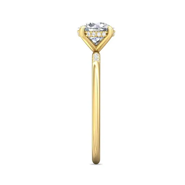 FlyerFit Solitaire 14K Yellow Gold Engagement Ring H-I SI1 Image 4 Meyers Jewelers Grove City, OH