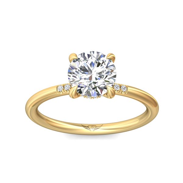 FlyerFit Solitaire 14K Yellow Gold Engagement Ring H-I SI1 Image 2 Meyers Jewelers Grove City, OH