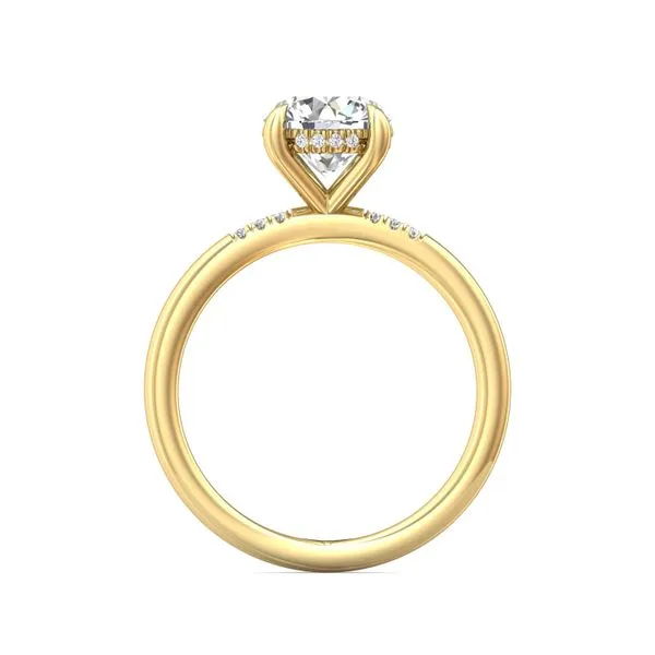 FlyerFit Solitaire 14K Yellow Gold Engagement Ring H-I SI1 Image 3 Meyers Jewelers Grove City, OH