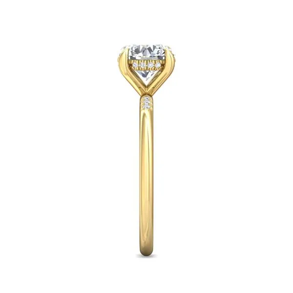 FlyerFit Solitaire 14K Yellow Gold Engagement Ring H-I SI1 Image 4 Meyers Jewelers Grove City, OH