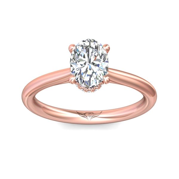 Flyerfit Solitaire 14K Pink Gold Engagement Ring G-H VS2-SI1 Image 2 Grogan Jewelers Florence, AL