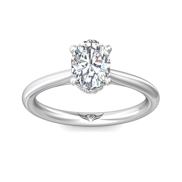 Flyerfit Solitaire 14K White Gold Engagement Ring H-I SI2 Image 2 Wesche Jewelers Melbourne, FL