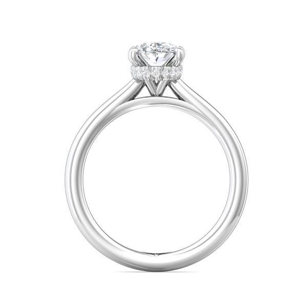 Flyerfit Solitaire 14K White Gold Engagement Ring H-I SI2 Image 3 Wesche Jewelers Melbourne, FL
