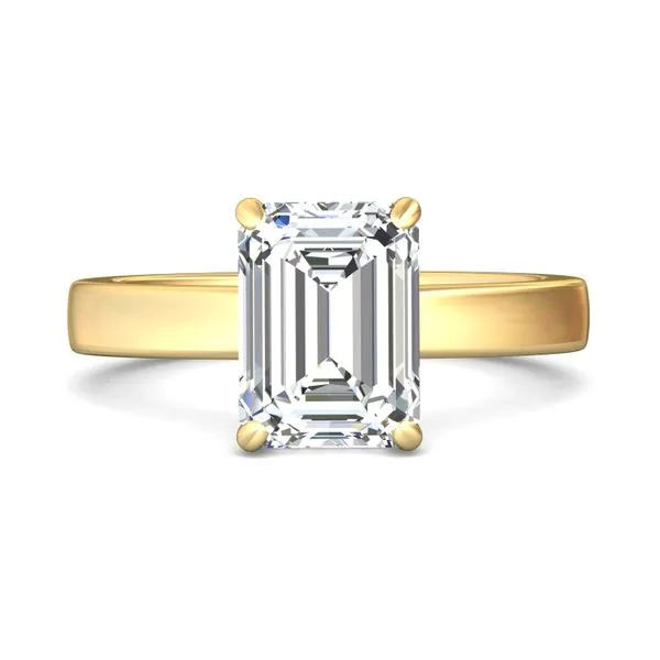 FlyerFit Solitaire 14K Yellow Gold Engagement Ring G-H VS2-SI1 Meyers Jewelers Grove City, OH