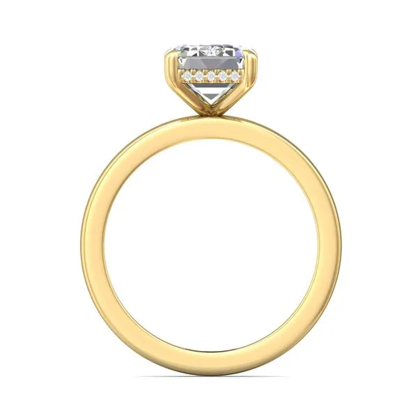 FlyerFit Solitaire 14K Yellow Gold Engagement Ring G-H VS2-SI1 Image 3 Meyers Jewelers Grove City, OH