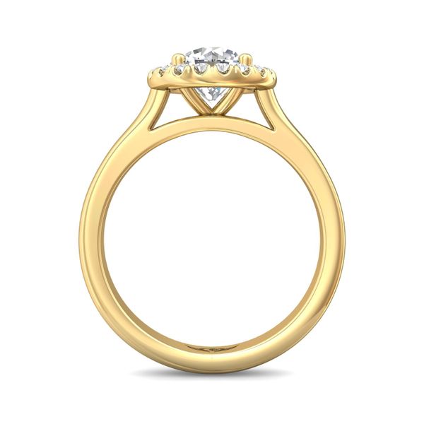 FlyerFit Solitaire 18K Yellow Gold Engagement Ring  Image 3 Grogan Jewelers Florence, AL