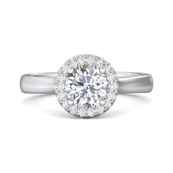 18K White Gold FlyerFit Solitaire Engagement Ring Becky Beauchine Kulka Diamonds and Fine Jewelry Okemos, MI