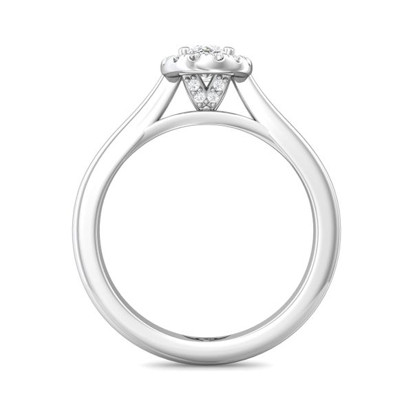 FlyerFit Solitaire 14K White Gold Engagement Ring  Image 3 Grogan Jewelers Florence, AL