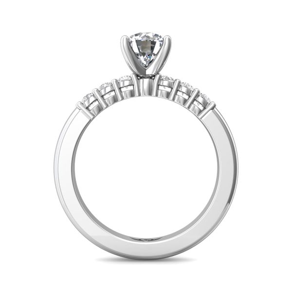 Flyerfit Channel/Shared Prong Platinum Engagement Ring H-I SI2 Image 3 Becky Beauchine Kulka Diamonds and Fine Jewelry Okemos, MI