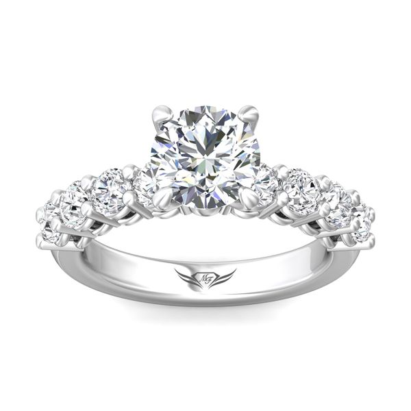 Flyerfit Encore Platinum Engagement Ring G-H VS2-SI1 Image 2 Grogan Jewelers Florence, AL