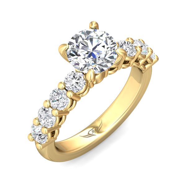 Flyerfit Encore 14K Yellow Gold Engagement Ring G-H VS2-SI1 Image 5 Becky Beauchine Kulka Diamonds and Fine Jewelry Okemos, MI