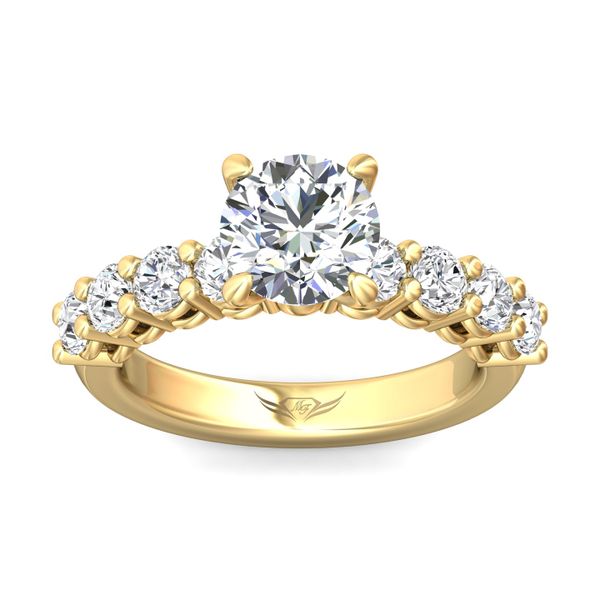 Flyerfit Encore 18K Yellow Gold Engagement Ring G-H VS2-SI1 Image 2 Becky Beauchine Kulka Diamonds and Fine Jewelry Okemos, MI