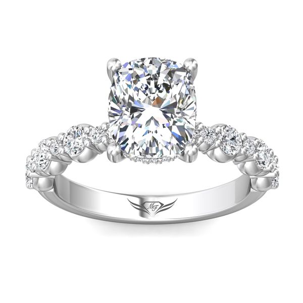 FlyerFit Encore 14K White Gold Engagement Ring H-I SI1 Image 2 Meyers Jewelers Grove City, OH