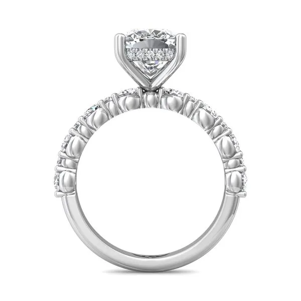 FlyerFit Encore 14K White Gold Engagement Ring H-I SI1 Image 3 Meyers Jewelers Grove City, OH
