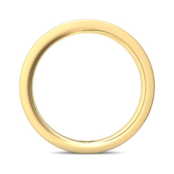 FlyerFit Micropave 18K Yellow Gold Wedding Band  Image 3 Wesche Jewelers Melbourne, FL