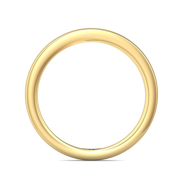 Flyerfit Solitaire 14K Yellow Gold Wedding Band Image 3 Wesche Jewelers Melbourne, FL