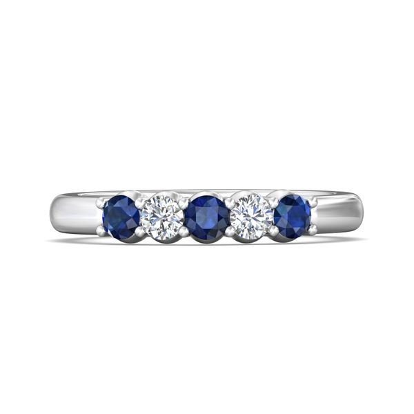 Martin Flyer Classic Color Bands 18K White Gold Anniversary Band G-H VS2-SI1 Meyers Jewelers Grove City, OH