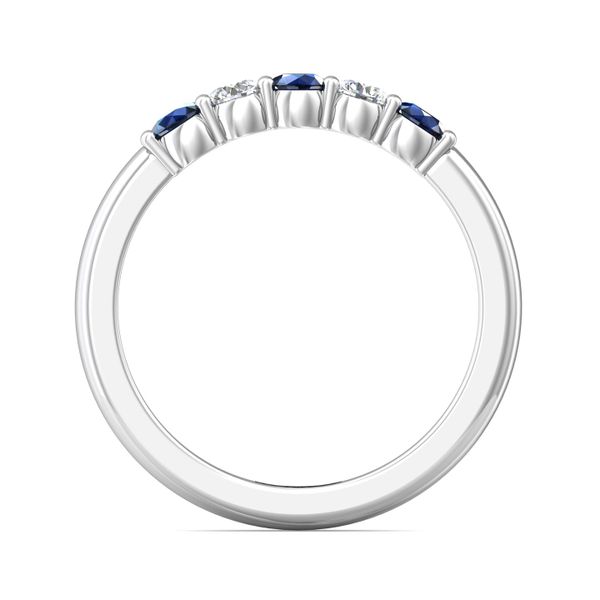Martin Flyer Classic Color Bands 18K White Gold Anniversary Band G-H VS2-SI1 Image 3 Meyers Jewelers Grove City, OH