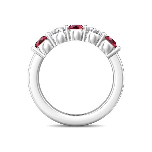 Martin Flyer Classic Color Bands 14K White Gold Anniversary Band G-H VS2-SI1 Image 3 Meyers Jewelers Grove City, OH