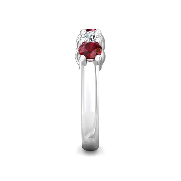 Martin Flyer Classic Color Bands 14K White Gold Anniversary Band G-H VS2-SI1 Image 4 Meyers Jewelers Grove City, OH