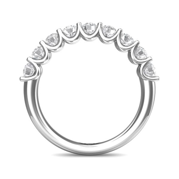 14K White Gold FlyerFit Shared Prong Wedding Band Image 3 Becky Beauchine Kulka Diamonds and Fine Jewelry Okemos, MI
