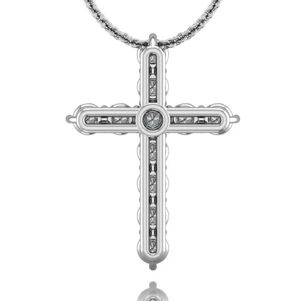 Martin Flyer Classic Diamond Pendant 18K White Gold Pendant H-I SI1 Image 3 Meyers Jewelers Grove City, OH