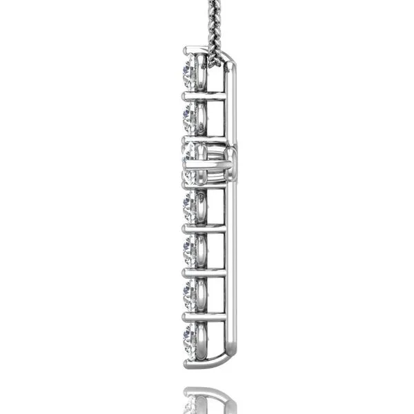Martin Flyer Classic Diamond Pendant 18K White Gold Pendant H-I SI1 Image 4 Meyers Jewelers Grove City, OH